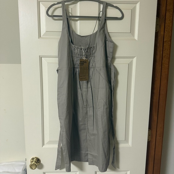 Reistor Fitted Knee Length Poplin Ecru Dress Small - Picture 7 of 8